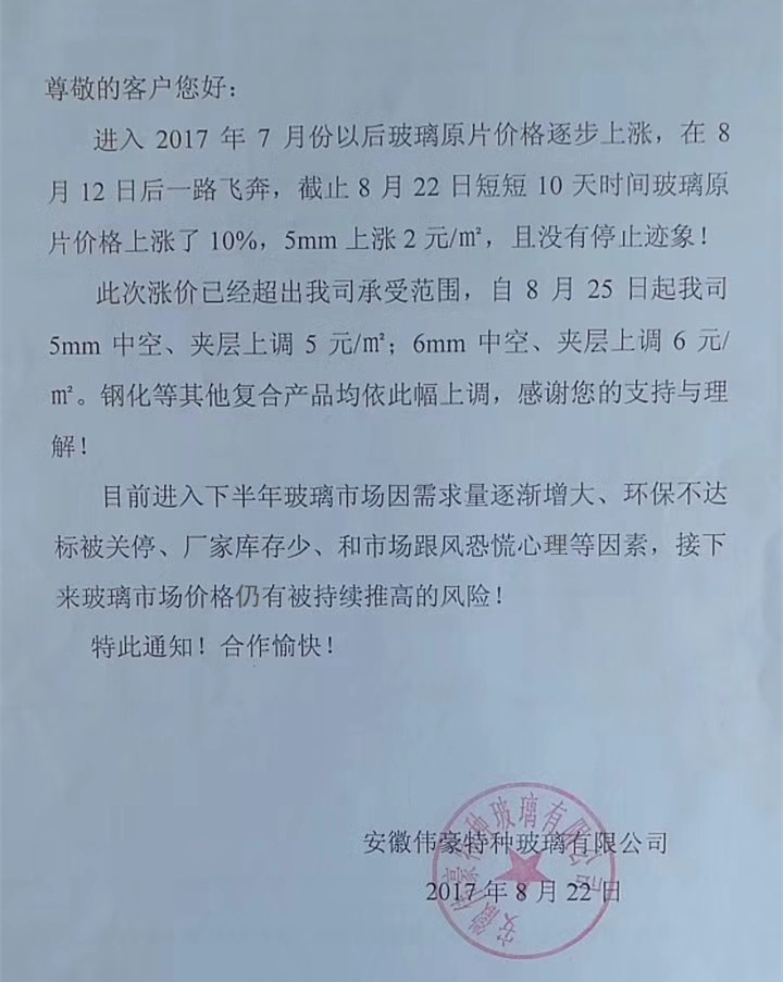 玻璃價格 玻璃價格